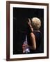 Woman at Vietnam Memorial, Washington D.C., USA-Bill Bachmann-Framed Photographic Print