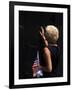 Woman at Vietnam Memorial, Washington D.C., USA-Bill Bachmann-Framed Photographic Print