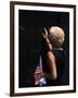 Woman at Vietnam Memorial, Washington D.C., USA-Bill Bachmann-Framed Photographic Print