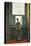 Woman at Window-Caspar David Friedrich-Stretched Canvas