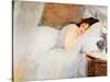 Woman Awakening, 1876-Eva Gonzales-Stretched Canvas