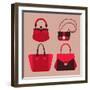 Woman Bags-yemelianova-Framed Art Print