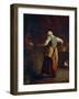 Woman Baking Bread-null-Framed Giclee Print