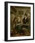 Woman Baking Pancakes-Adriaan De Lelie-Framed Art Print