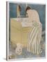 Woman Bathing, 1890-91-Mary Cassatt-Stretched Canvas