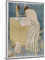 Woman Bathing, 1890-91-Mary Cassatt-Mounted Giclee Print