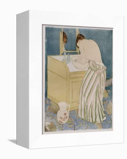Woman Bathing, 1890-91-Mary Cassatt-Framed Stretched Canvas