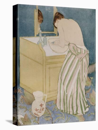 Woman Bathing, 1890-91-Mary Cassatt-Stretched Canvas