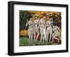 Woman Bathing, 1911-Ernst Ludwig Kirchner-Framed Giclee Print