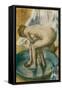 Woman Bathing in a Shallow Tub, 1885-Edgar Degas-Framed Stretched Canvas