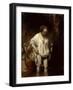 Woman Bathing in a Stream, 1654 (Oil on Panel)-Rembrandt van Rijn-Framed Giclee Print