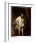 Woman Bathing in a Stream, 1654 (Oil on Panel)-Rembrandt van Rijn-Framed Giclee Print