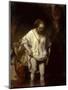 Woman Bathing in a Stream, 1654 (Oil on Panel)-Rembrandt van Rijn-Mounted Giclee Print