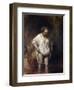 Woman Bathing in a Stream-Rembrandt van Rijn-Framed Giclee Print