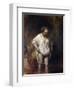 Woman Bathing in a Stream-Rembrandt van Rijn-Framed Giclee Print