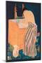 Woman Bathing-Mary Cassatt-Mounted Art Print