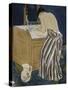 Woman Bathing-Mary Cassatt-Stretched Canvas