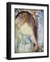 Woman before a Mirror, 1876-77-Edouard Manet-Framed Giclee Print