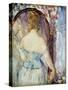 Woman before a Mirror, 1876-77-Edouard Manet-Stretched Canvas