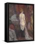 Woman before a Mirror, 1897-Henri de Toulouse-Lautrec-Framed Stretched Canvas