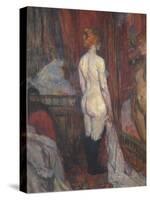 Woman before a Mirror, 1897-Henri de Toulouse-Lautrec-Stretched Canvas