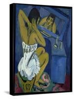 Woman before the Mirror, 1912-Ernst Ludwig Kirchner-Stretched Canvas
