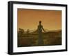 Woman before the Setting Sun, C. 1818-Caspar David Friedrich-Framed Premium Giclee Print