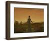 Woman before the Setting Sun, C. 1818-Caspar David Friedrich-Framed Giclee Print