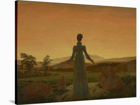 Woman before the Setting Sun, C. 1818-Caspar David Friedrich-Stretched Canvas