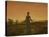 Woman before the Setting Sun, C. 1818-Caspar David Friedrich-Stretched Canvas