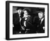 Woman Being Kidnapped by Two Men-null-Framed Photo