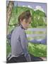 Woman Beside a Lake, 1889-Louis Anquetin-Mounted Giclee Print