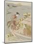 Woman Boarding a Boat, C. 1767-Suzuki Harunobu-Mounted Giclee Print