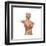 Woman Body Midsection with Interior Organs Superimposed-null-Framed Art Print