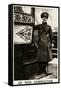 Woman Bus Conductor During WWI-null-Framed Stretched Canvas