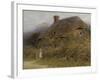 Woman by a Cottage Gate-Helen Allingham-Framed Giclee Print