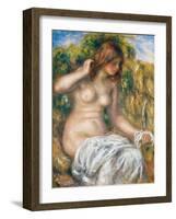 Woman by Spring, 1914-Pierre-Auguste Renoir-Framed Giclee Print