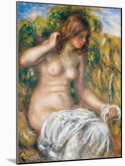 Woman by Spring, 1914-Pierre-Auguste Renoir-Mounted Giclee Print