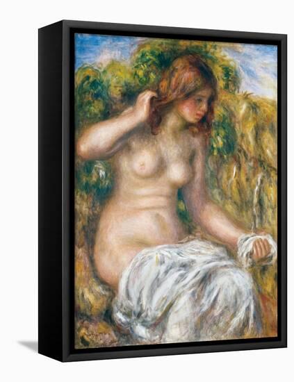 Woman by Spring, 1914-Pierre-Auguste Renoir-Framed Stretched Canvas