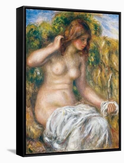 Woman by Spring, 1914-Pierre-Auguste Renoir-Framed Stretched Canvas