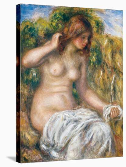 Woman by Spring, 1914-Pierre-Auguste Renoir-Stretched Canvas