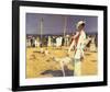 Woman By the Sea-Francois Flameng-Framed Premium Giclee Print