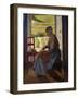 Woman Carding-Thomas Fearnley-Framed Giclee Print