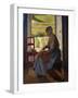 Woman Carding-Thomas Fearnley-Framed Giclee Print