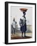 Woman Carrying Child and in the Background a Soldier, Santiago, Cape Verde Archipelago-Jules Dumont D'Urville-Framed Giclee Print