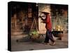 Woman Carrying Fruit and Vegetables, Hoi An, Central Vietnam, Vietnam, Indochina, Southeast Asia-Gavin Hellier-Stretched Canvas