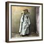 Woman Carrying Presents in Tangier (Morocco), Circa 1885-Leon, Levy et Fils-Framed Photographic Print