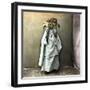 Woman Carrying Presents in Tangier (Morocco), Circa 1885-Leon, Levy et Fils-Framed Photographic Print