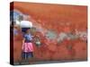 Woman Carrying Sack, Antigua, Guatemala-Keren Su-Stretched Canvas