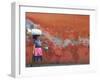 Woman Carrying Sack, Antigua, Guatemala-Keren Su-Framed Photographic Print